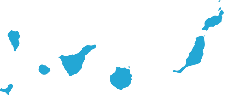 Mapa de las Islas Canarias